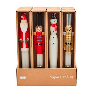 Mudpie | Christmas Figure Taper Candles