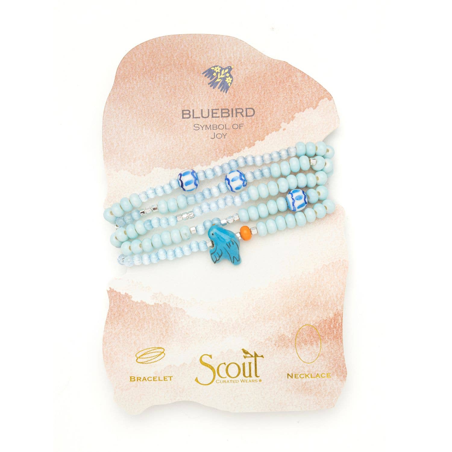 Scout Curated Wears Ceramic Bead Wrap Bracelet/Necklace