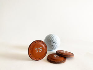 Leather Golf Ball Markers