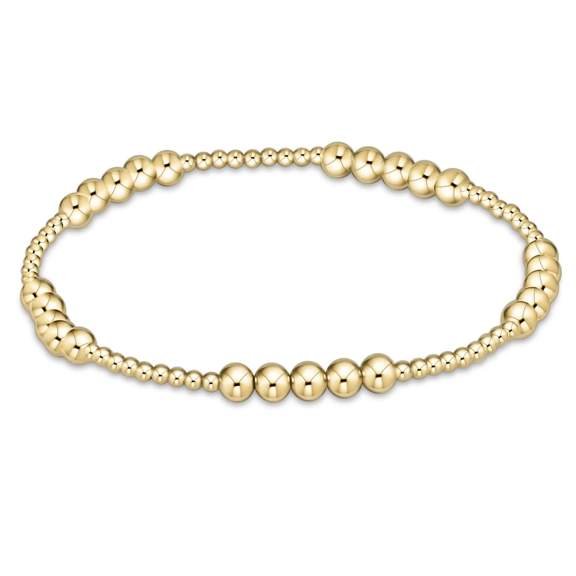 eNewton | Classic Blissful Pattern Bracelet - 4mm Gold