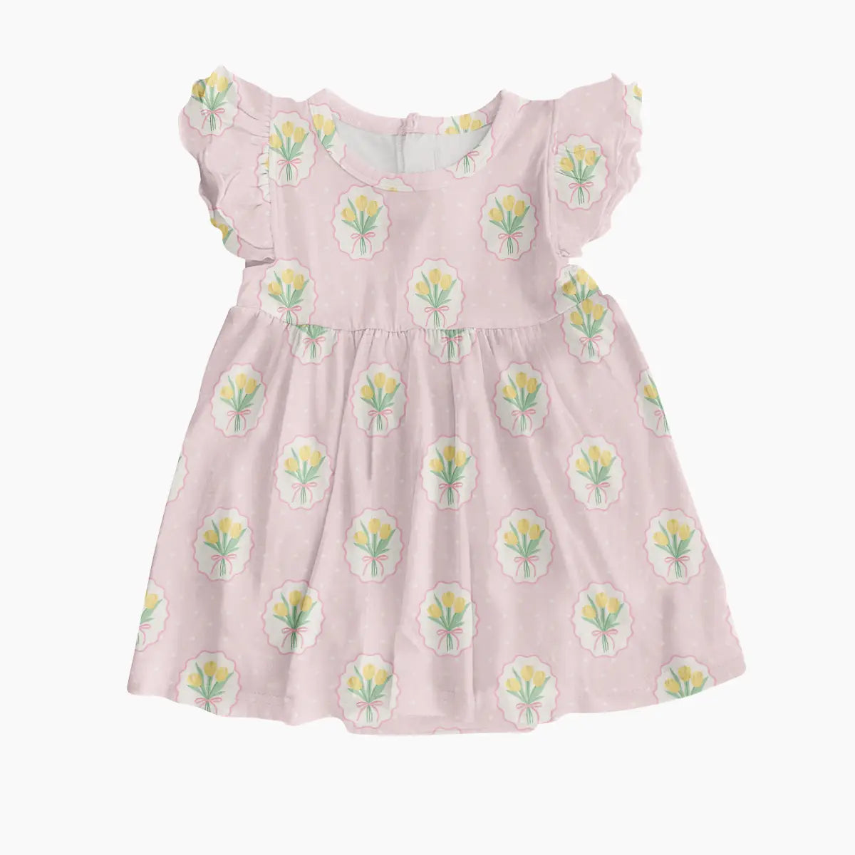 Fancy Tulips Bodysuit Dress