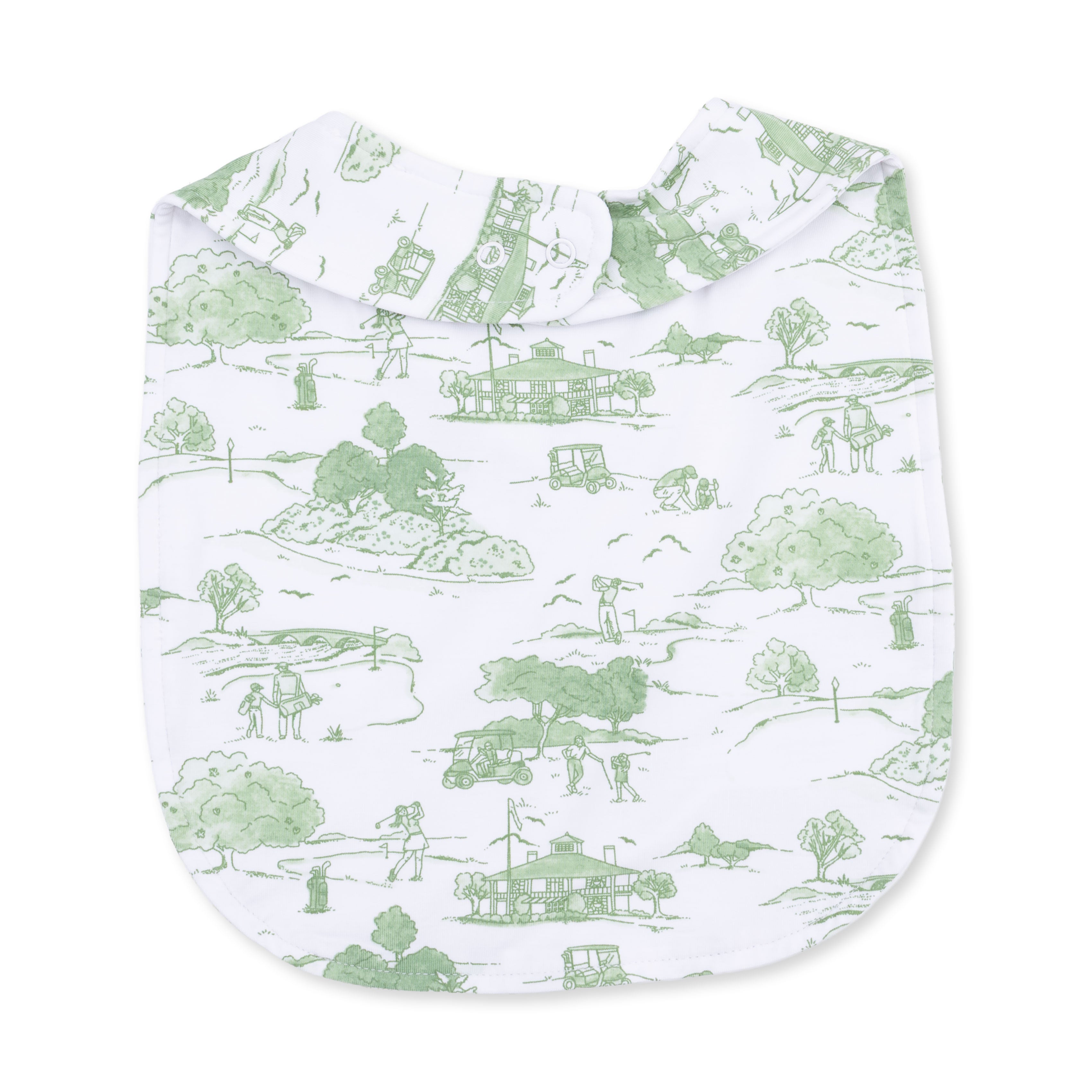 Angel Dear | Golf Toile Feeding Bib