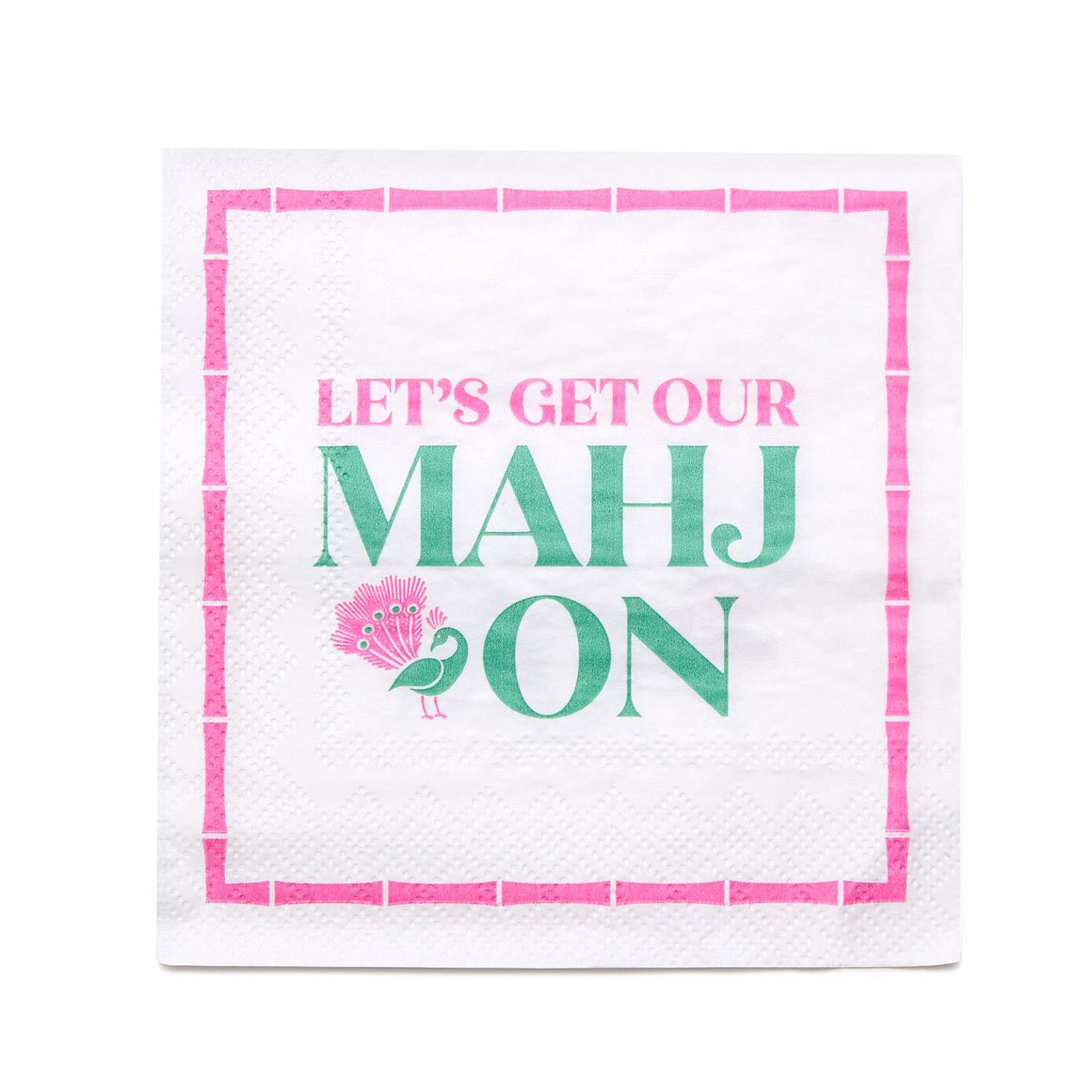 Two's Company | Let's Mahj Paper Cocktail Napkins