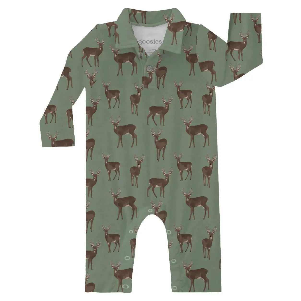 Goosies | Polo Romper Whitetail Deer