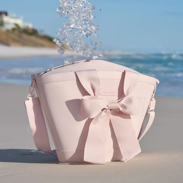 Case-Mate Ballet Pink Bow Jelly Cooler Tote