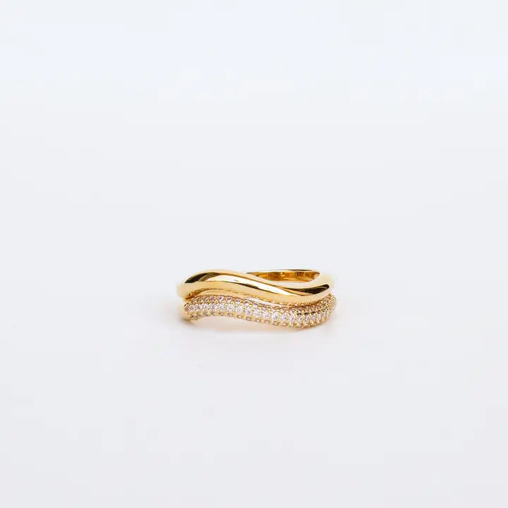 JAXKELLY || Gold Rings - Wave