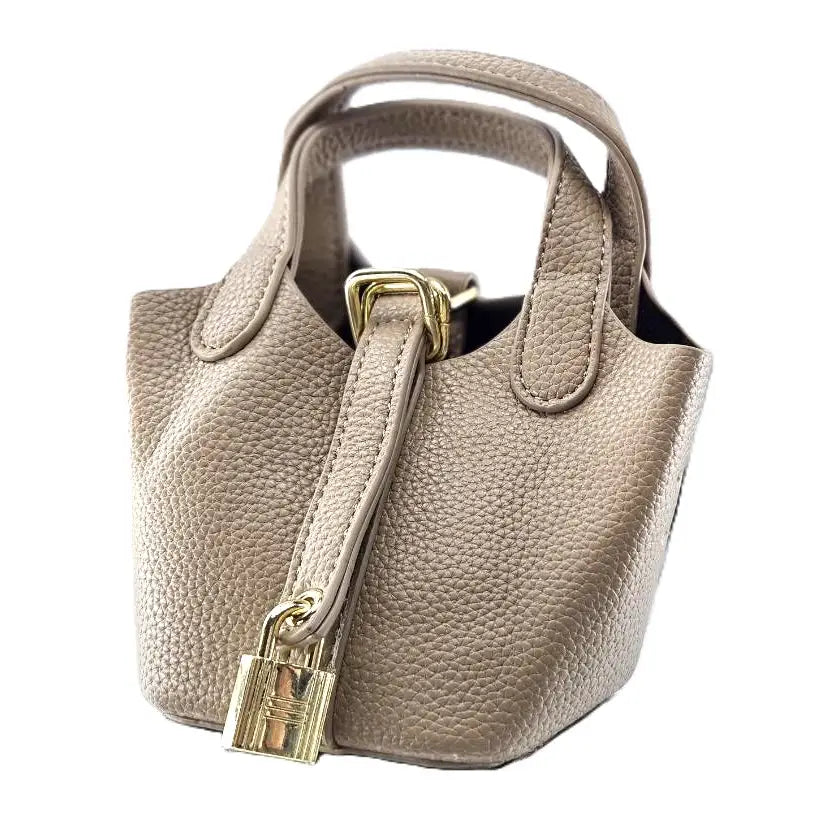 Bucket Purse w/ Lock