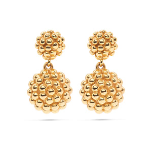 Capucine de Wulf | Berry Double Drop Gold Earrings