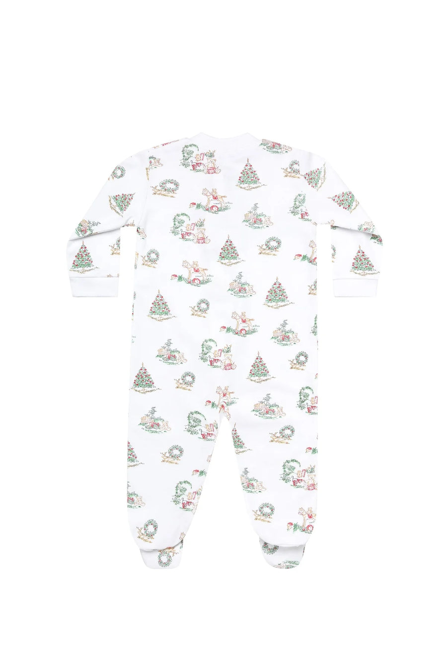 Nellapima | Christmas Toile Zipper Footie