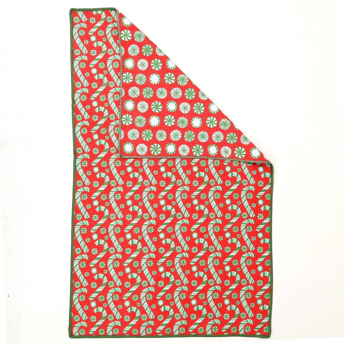 Candy Cane Eco Kitchen Tea Towel