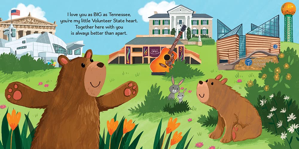 I Love You as Big as Tennessee Board Book