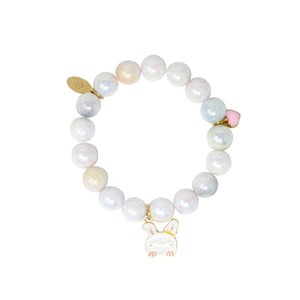 Bunny Pastel Pearl Bead Bracelets