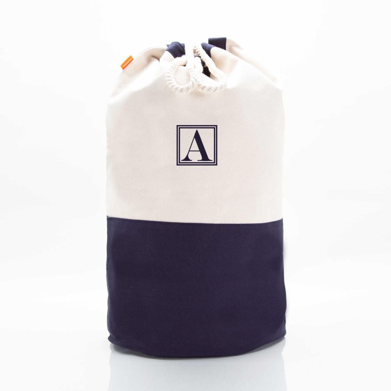 CB Station Heavy Canvas Laundry Duffle - Thumbnail 4
