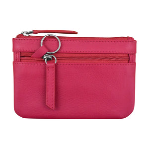 ili New York | Leather Coin Holder with Key Ring