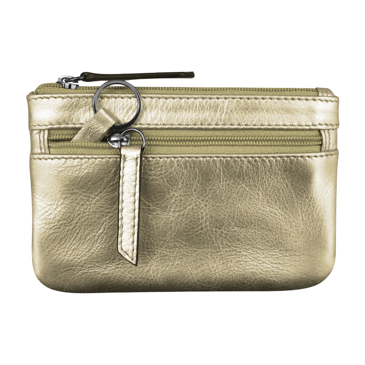 ili New York | Leather Coin Purse with Key Ring