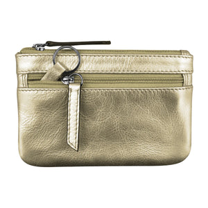 ili New York | Leather Coin Holder with Key Ring
