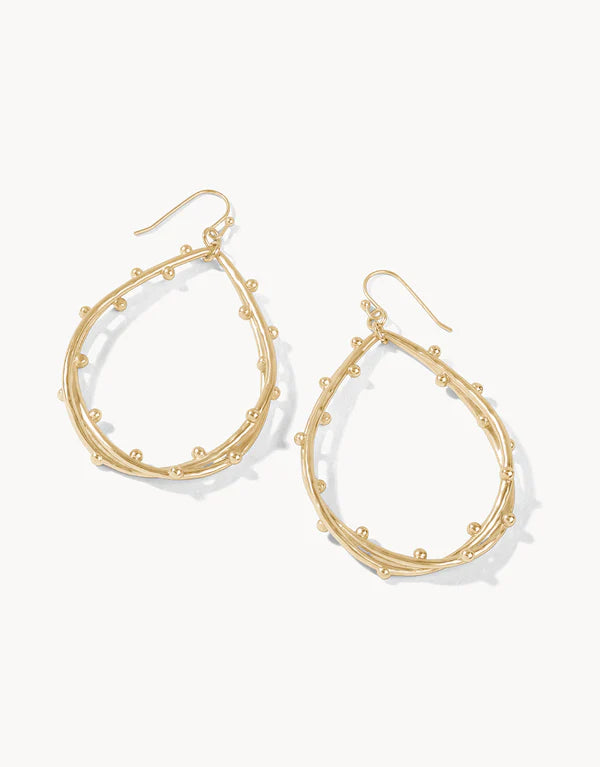 Spartina 449 | Spritz Teardrop Earrings Gold