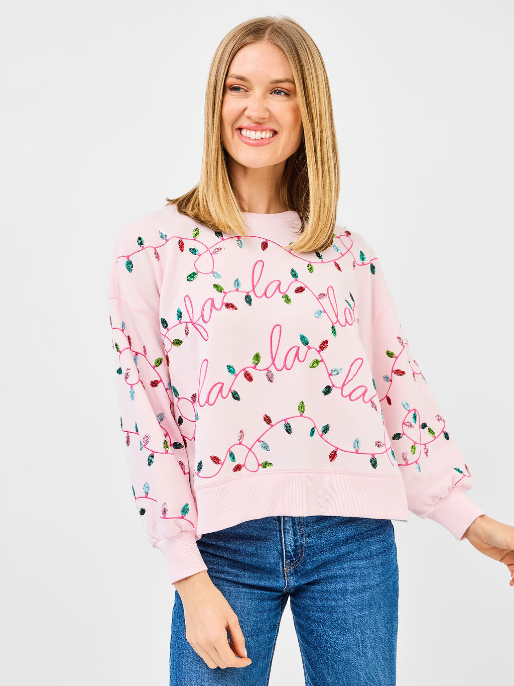 Mary Square | Millie Falalala Lights Sweatshirt