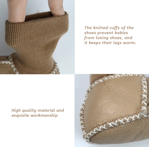 Finn + Emma Baby Cozy Sheepskin Booties