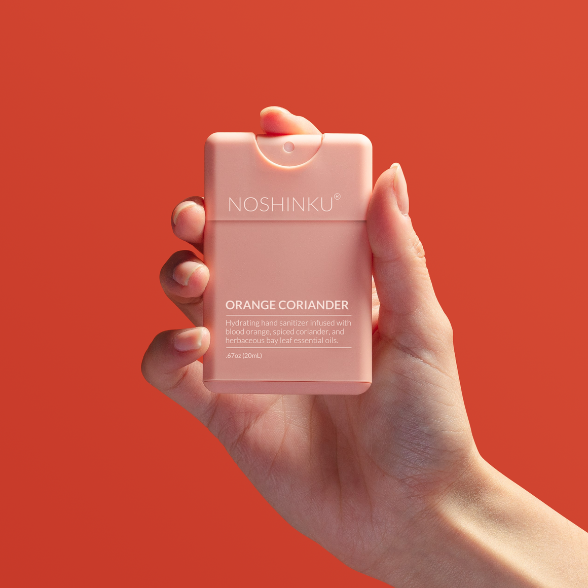 Refillable Orange Coriander Moisturizing Hand Sanitizer