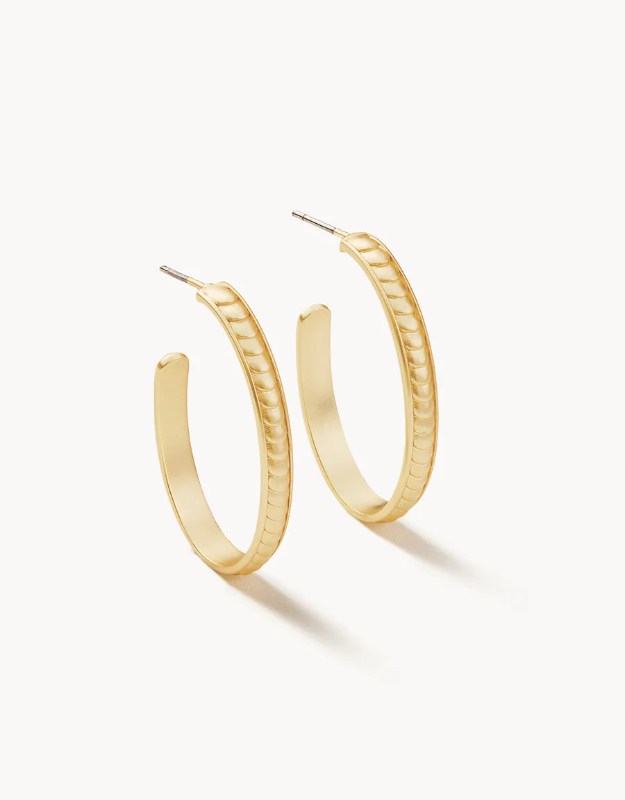 Spartina 449 | Naia Bitty Hoop Earrings Gold