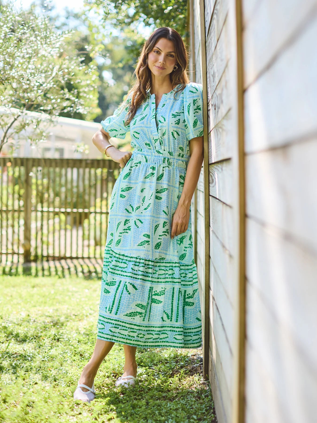 Tracey Trellis Tiles Dress