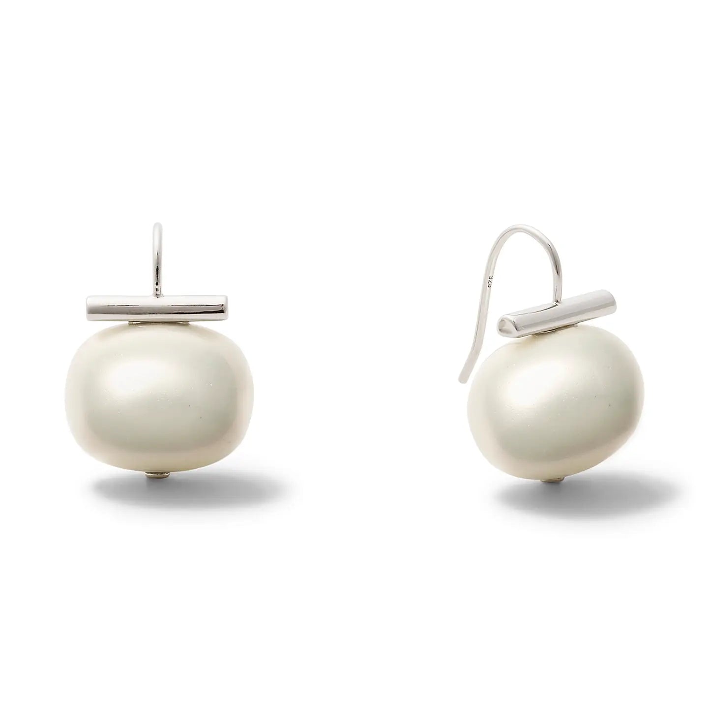 CC & Co. Pebble Pearl Earrings Large