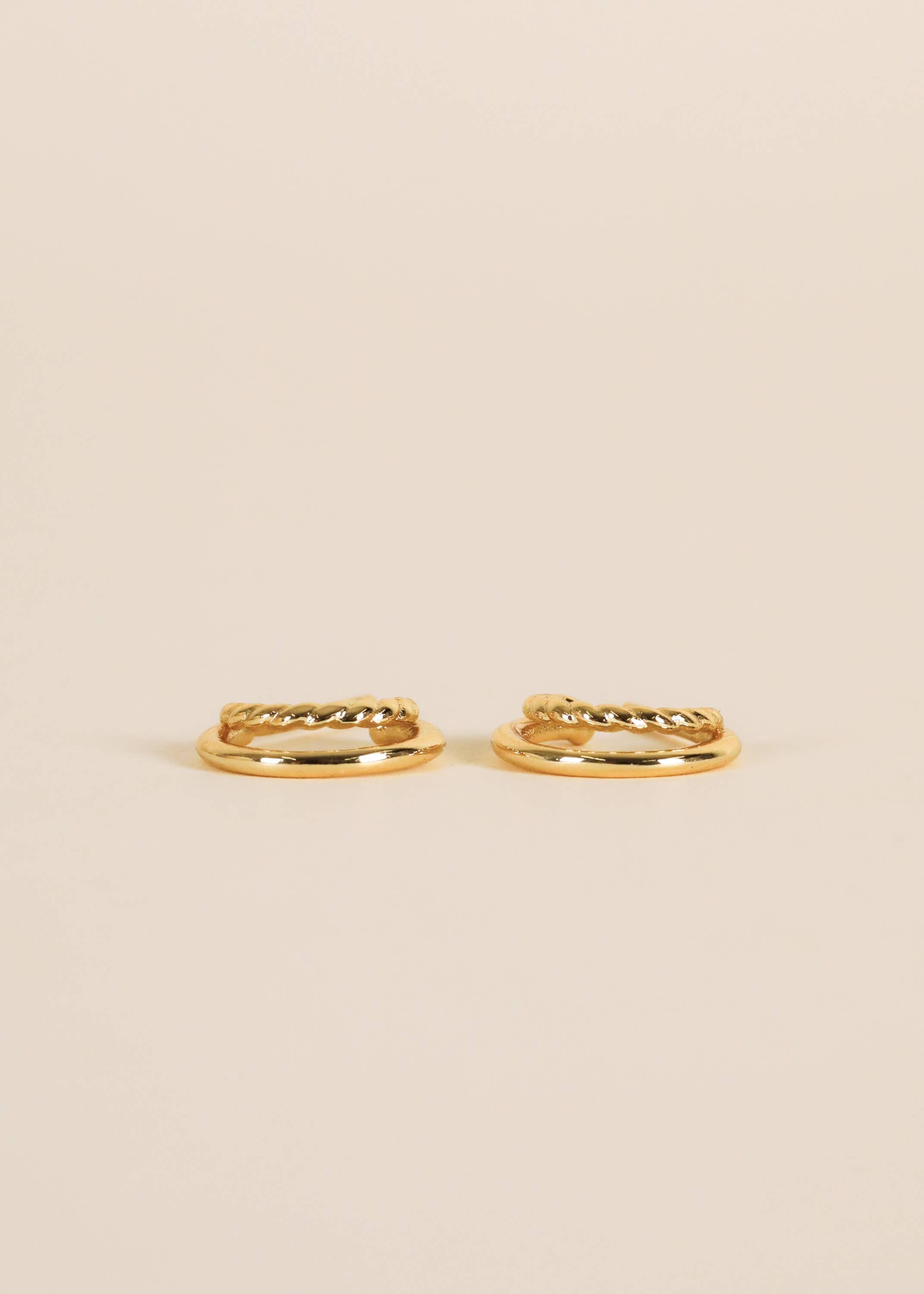 JaxKelly || Double Gold Hoop