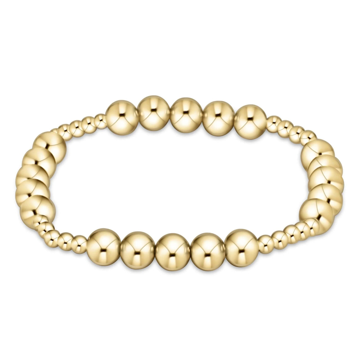 eNewton | Classic Blissful Pattern Bracelet - 5mm Gold