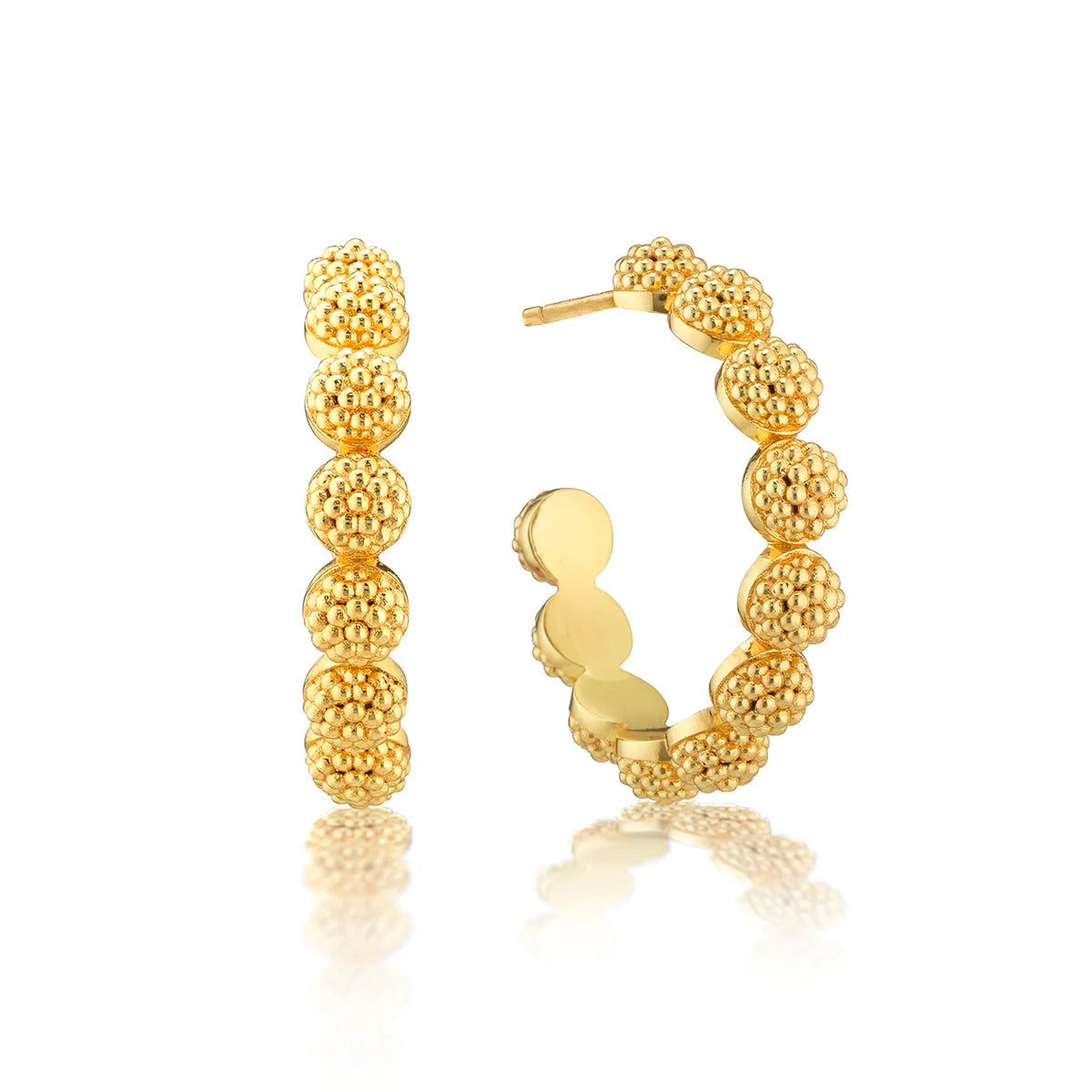 Capucine de Wulf | Berry Icon Small Gold Hoop Earrings