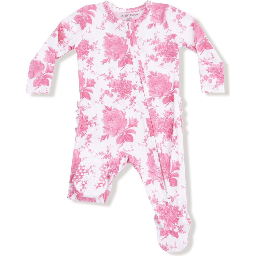 Angel Dear | Vintage Pink Roses Gown & Footie