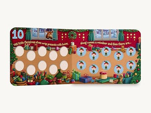 Ten Little Christmas Elves Counting Board Book