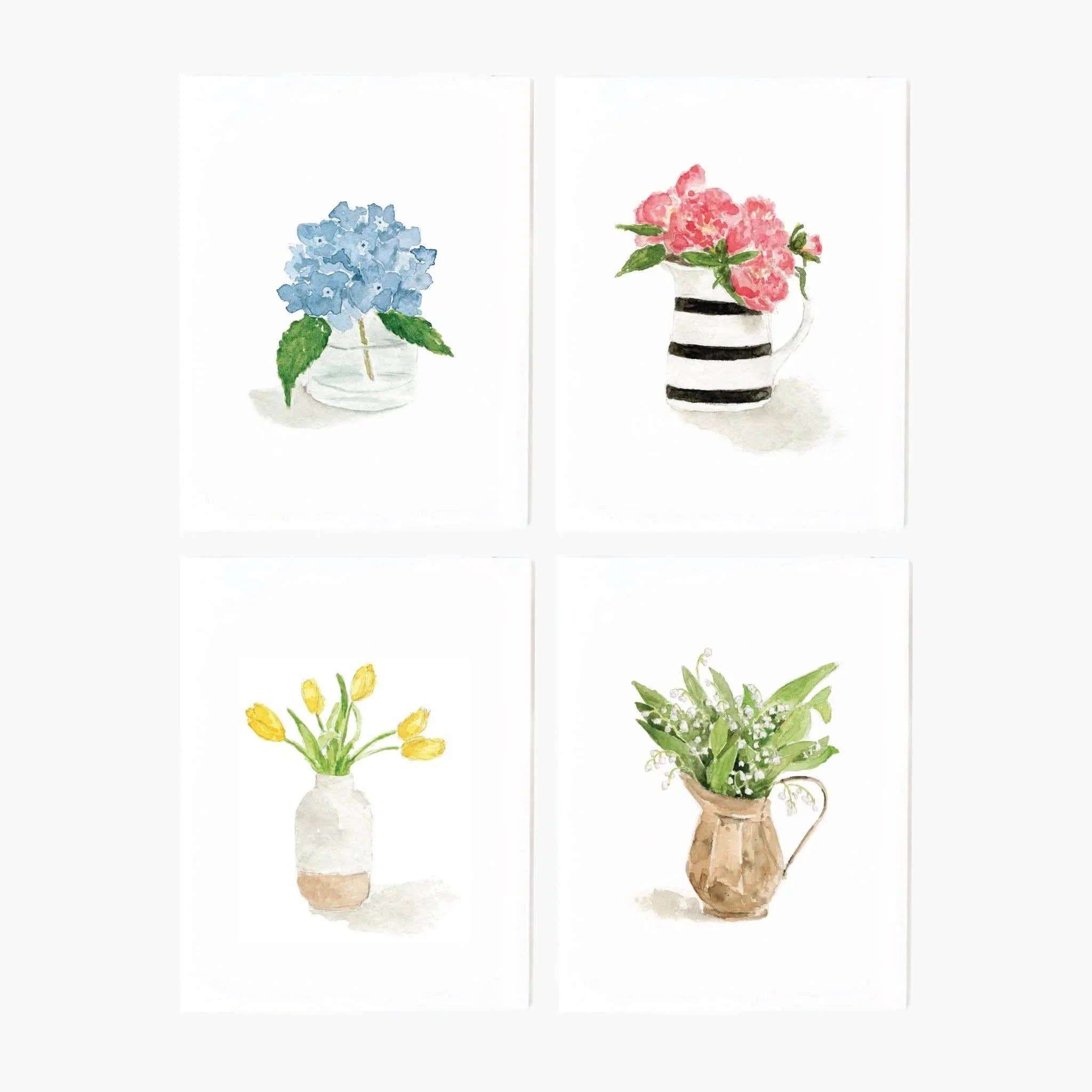 Flower assorted notecard set