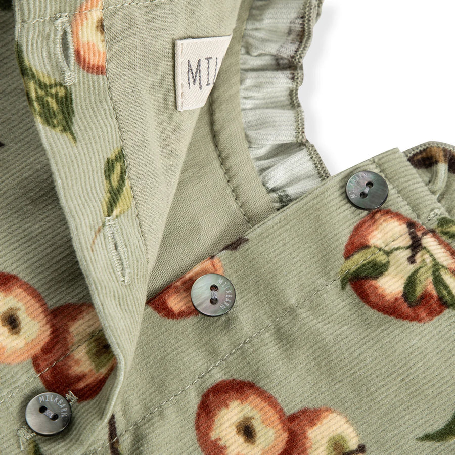 Milkbarn Apple Orchard Corduroy Dress & Bloomer
