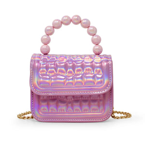 Zomi Gems || Mini Glam Quilted Pearl Handle Purse