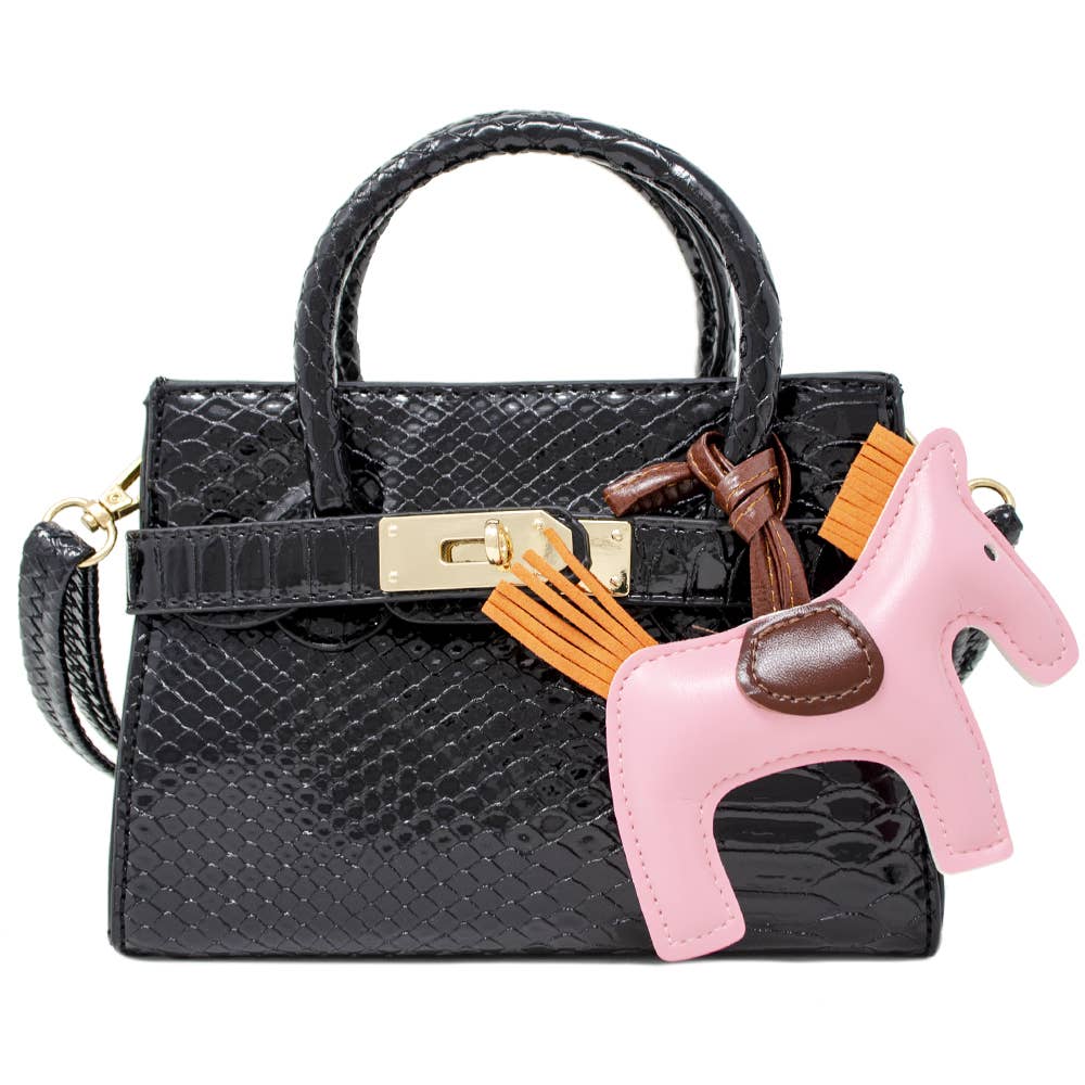Crocodile Pony Handbag