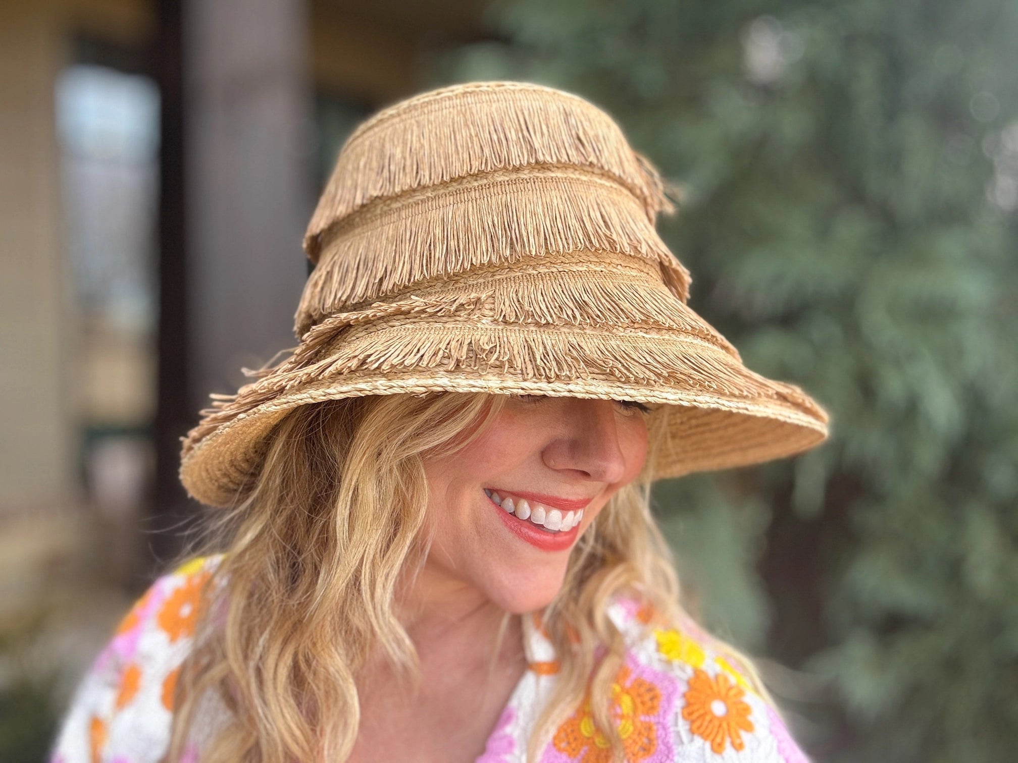 Taylor Elliot | Maxine Fringe Raffia Hat