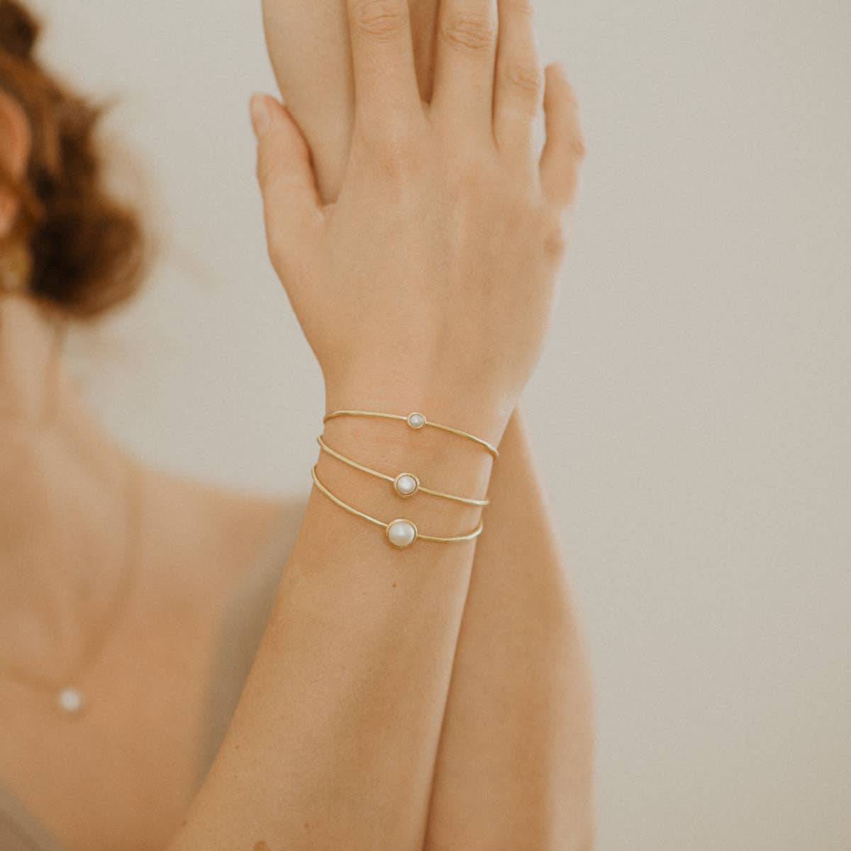 Hyalite Stacker // Pearl