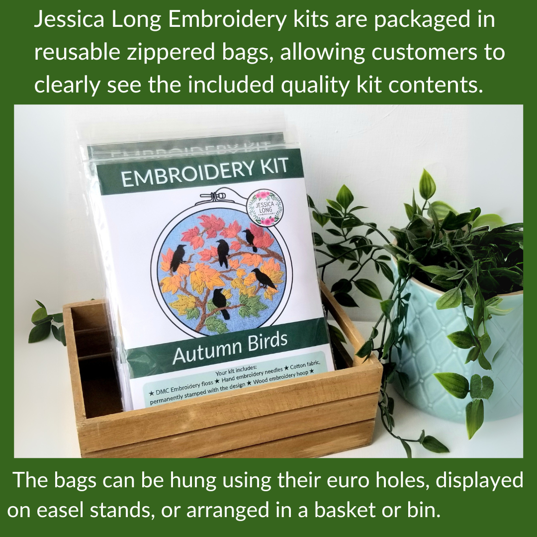 Wildflower Sampler Embroidery Craft Kit
