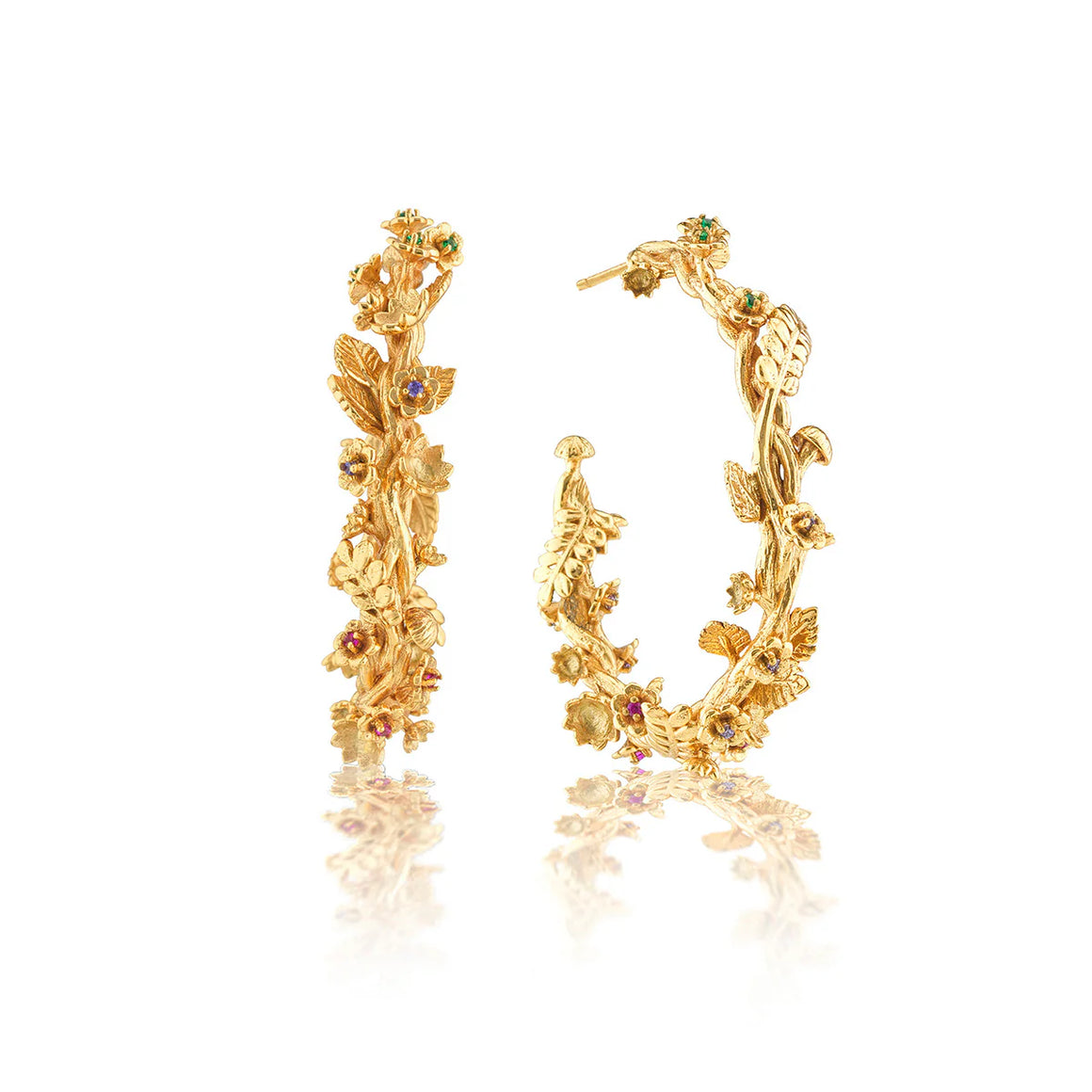 Capucine de Wulf | Meadow Grande Gold Hoop Earrings