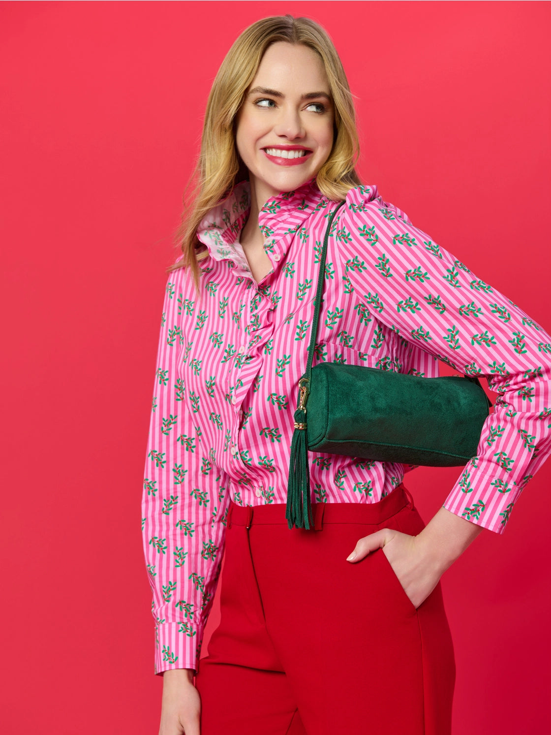 Holiday Ruffle Blouses