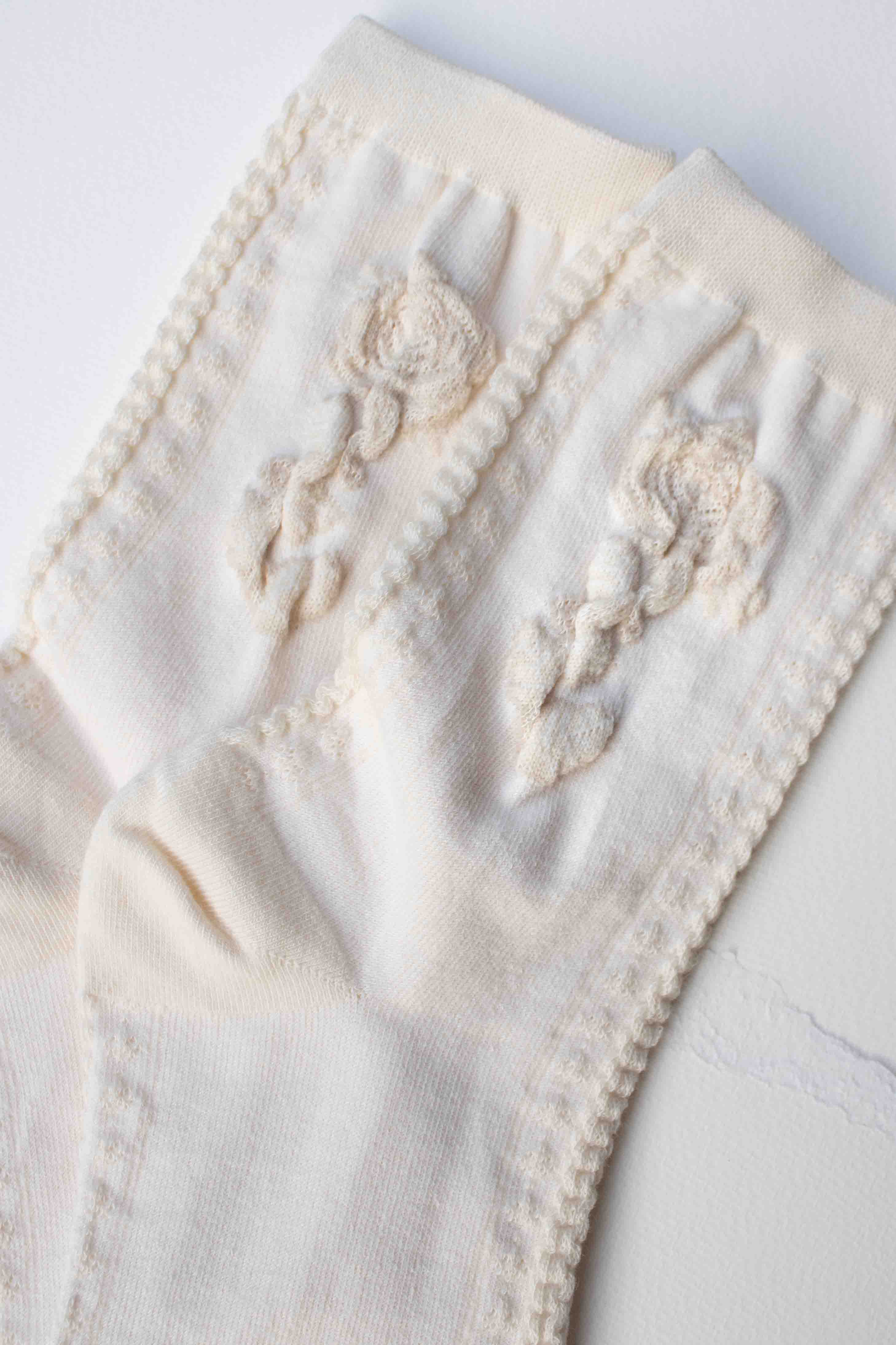 Rose Cotton Blend Socks