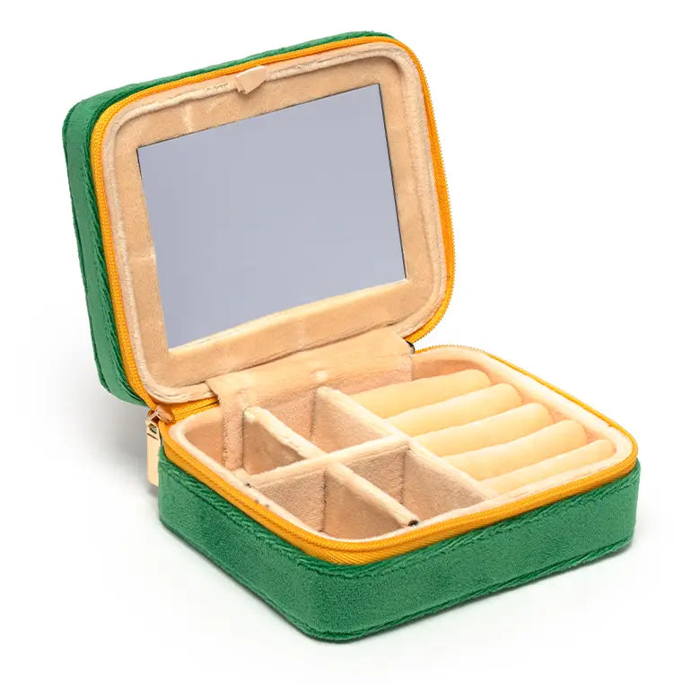 CHAMPAGNE JEWELRY ZIP CASE