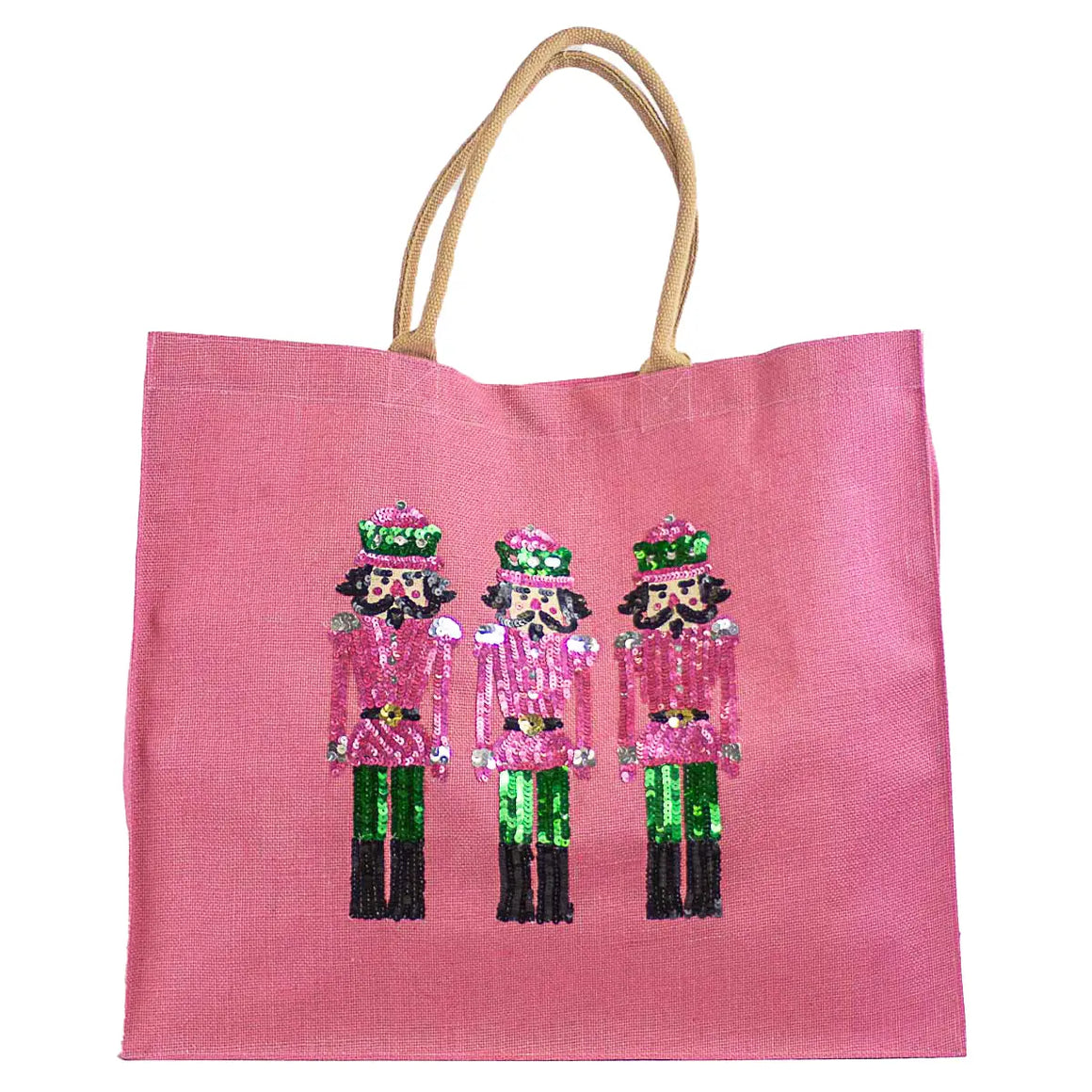 Royal Standard | Nutcracker Sequin Carryall Tote Pink