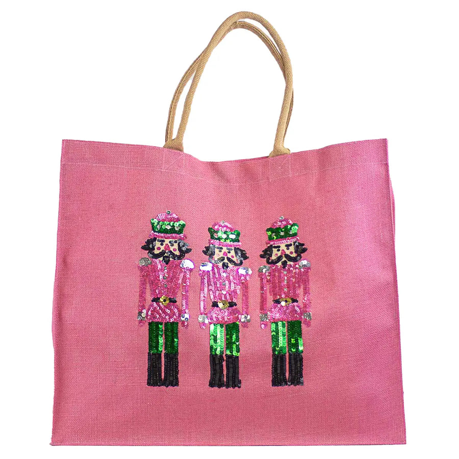 Royal Standard | Nutcracker Sequin Carryall Tote Pink