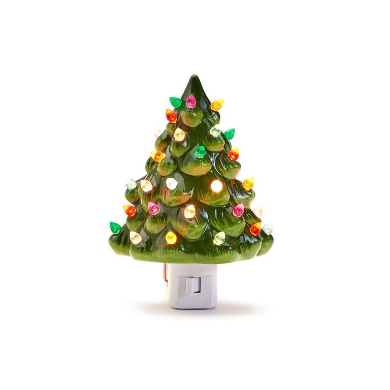 Twos Company | Vintage Christmas Tree Nightlight