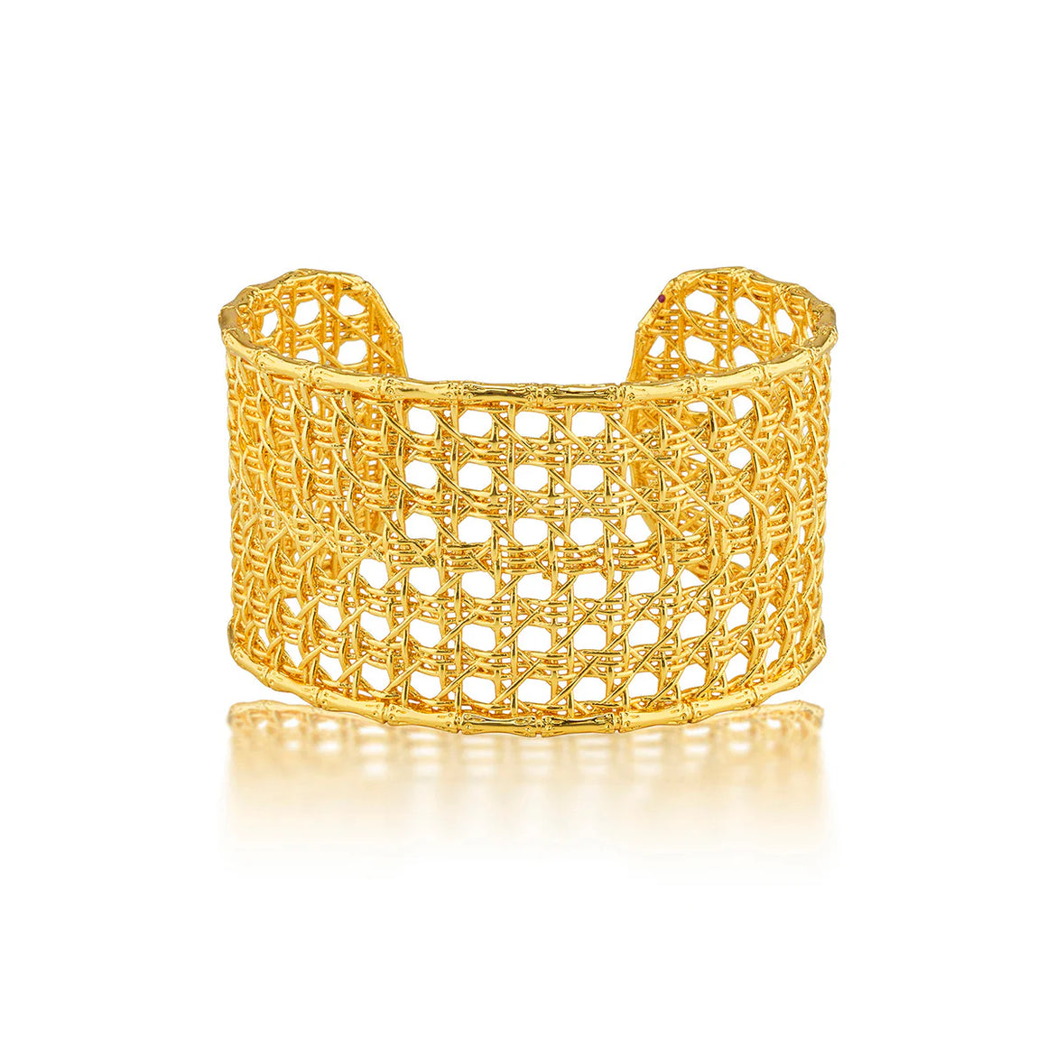 Capucine de Wulf| Veranda Caning Gold Cuff Bracelet