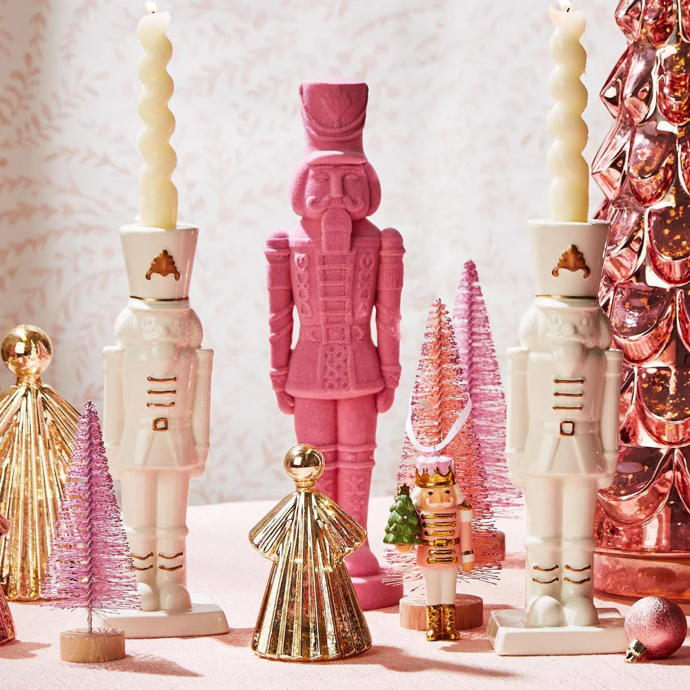 Two's Company | Flocked Nutcracker