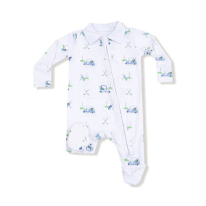 Angel Dear | Baby Golf Carts Blue Footie