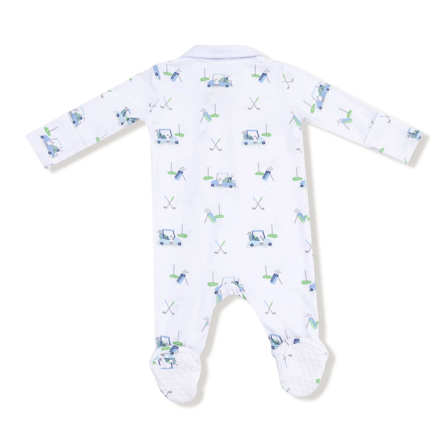 Angel Dear | Baby Golf Carts Blue Footie